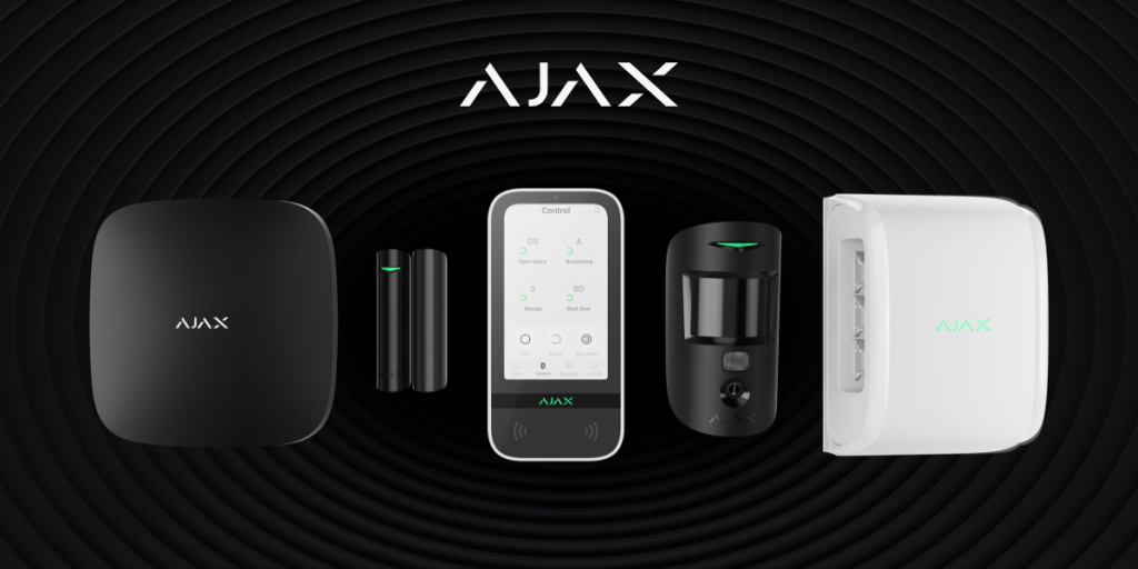 AJAX Alarmanlage Bewegungsmelder, Keypad Touchscreen